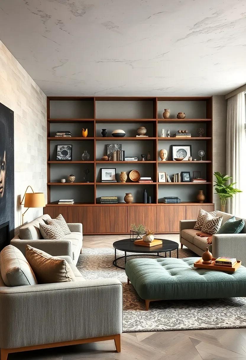Designing Open Shelving Displays That Mix Antique And Contemporary Decor Items