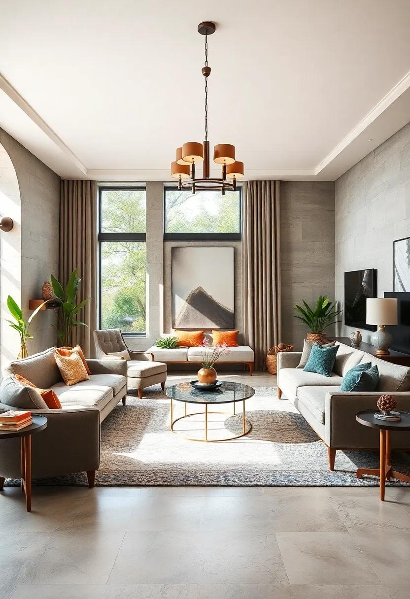 Mixing Vintage Finds With Modern Statement Pieces For Unique Living Room Appeal