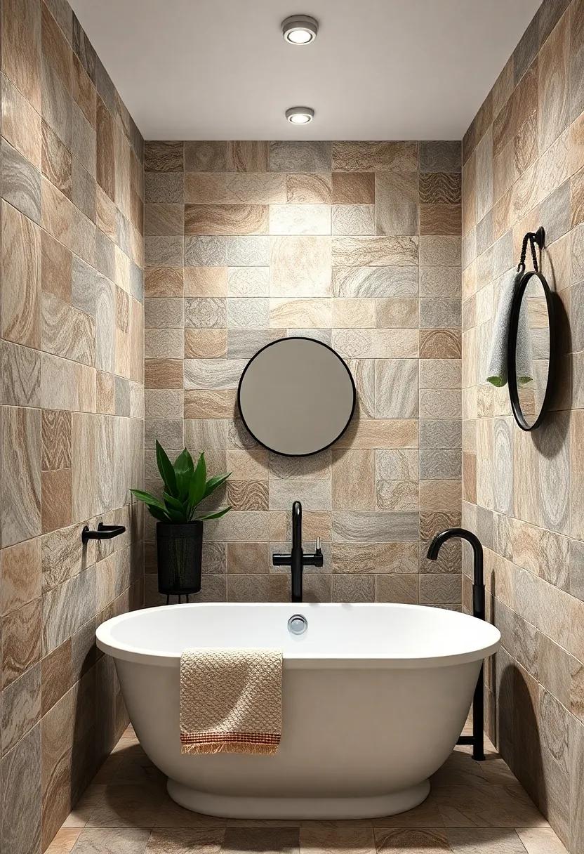 Tactile Relief Tiles with Raised Patterns Bringing Depth and Vintage Character to Bathroom Walls