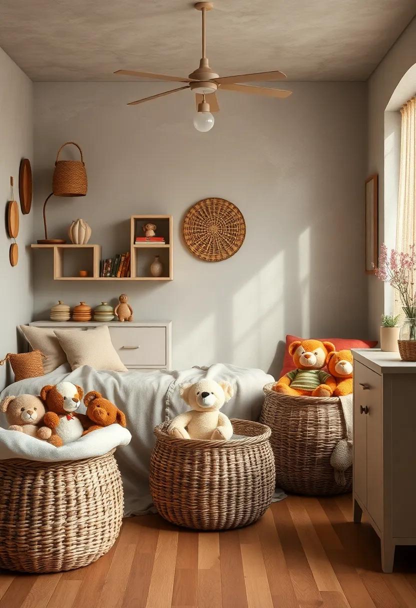 Handmade Rag Rugs and Crocheted Throws Adding Texture and Warmth to Rustic Rooms