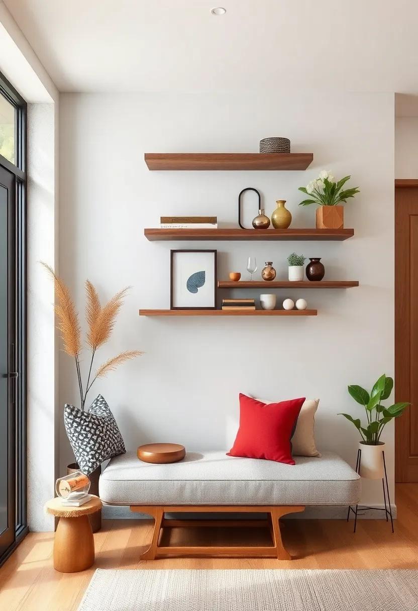 Compact Entryway Wall Shelves Maximizing Narrow Wall Spaces Without Sacrificing Style or Accessibility