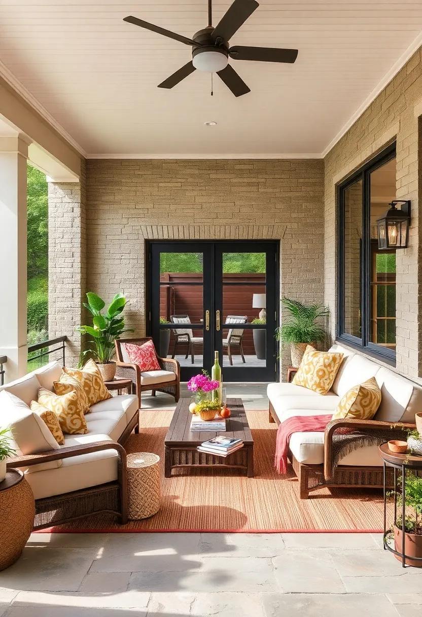 Chic Comfort: Elevate Your Screened Porch with Stylish Outdoor Sectionals
