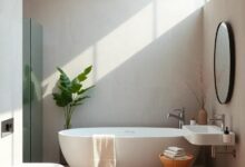 Serene Spaces: Embracing Minimalist Bathroom Decor with Natural Light
