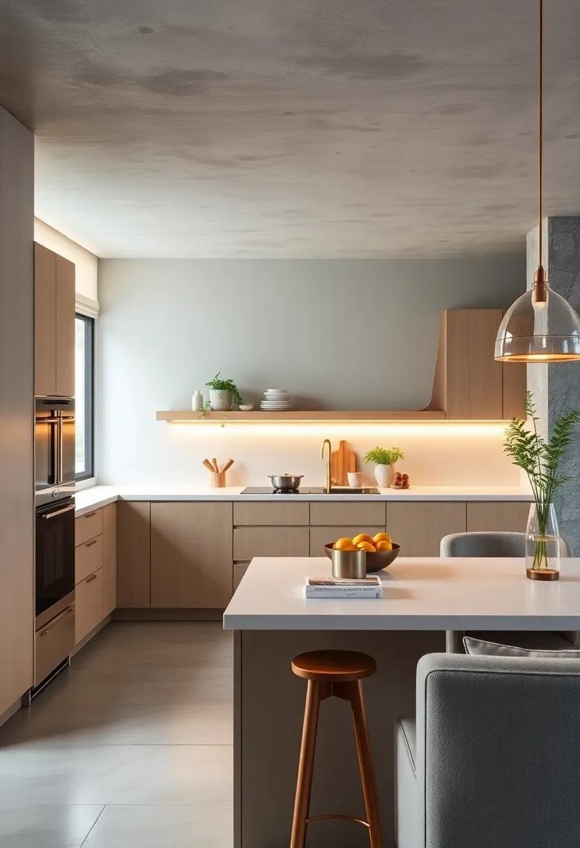 Sleek Simplicity: Exploring Minimalist Kitchens with Seamlessly Integrated Appliances