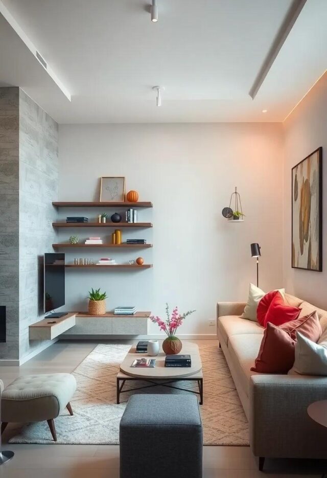 27 Creative Floating Shelf Ideas for Stylish Storage in Your Living Room