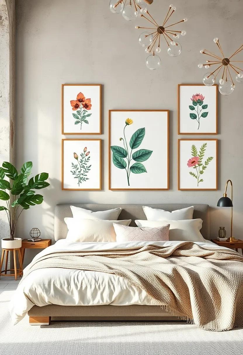 Showcase Seasonal Botanicals:⁣ Rotate your ​wall art with seasonal botanical‌ prints⁣ to keep your​ decor fresh and ⁤aligned with the changing seasons