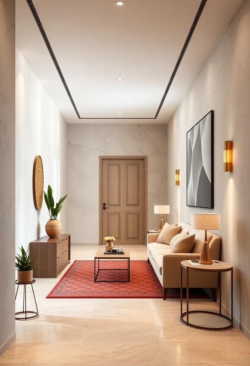 Incorporating Subtle Metallic Accents in Gold or Bronze to Enhance Beige and Cream Harmony