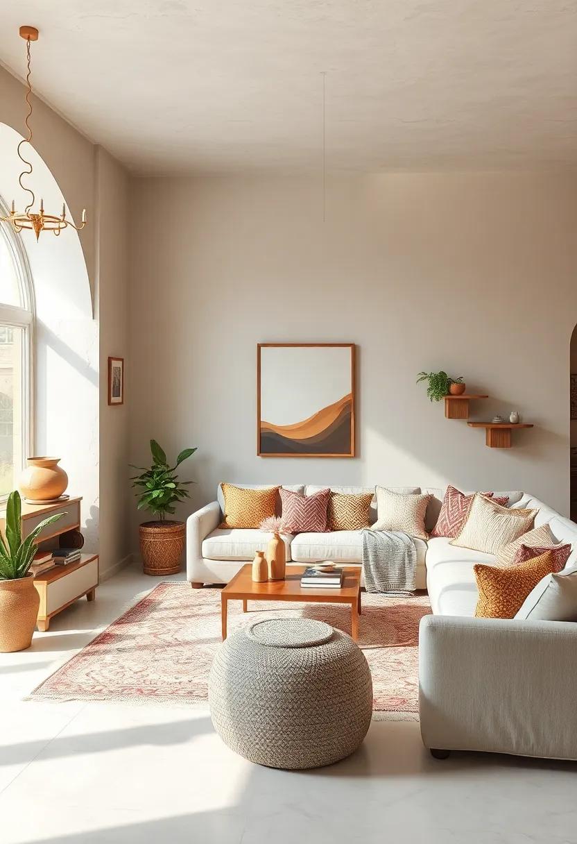 incorporate a soft⁢ color palette: Use pastel hues to create a serene and ⁢calming atmosphere that ‌fosters relaxation and comfort in your bohemian retreat