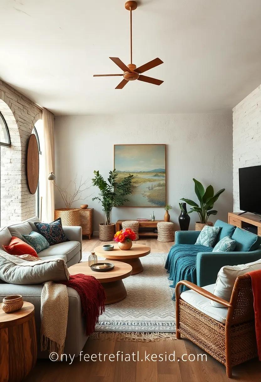 Layer textured textiles: Use ​a mix of ⁤fabrics‌ such ⁢as velvet, macramé, ⁢and ⁤linen ‍in your cushions, throws,⁢ and ​curtains to⁢ add depth and ⁤comfort to ⁢your space