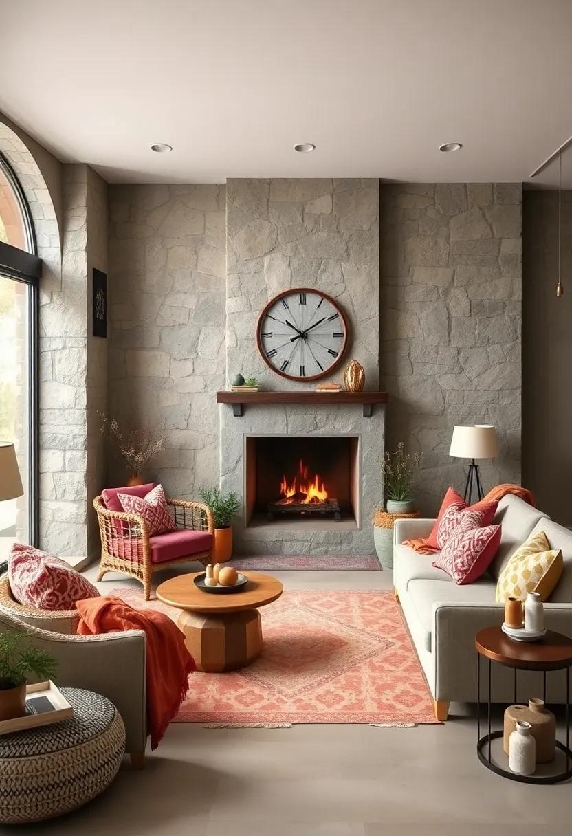 Create a⁢ cozy fireplace ⁤corner:‍ Arrange furniture ‍around a‍ fireplace,whether‍ real or⁣ electric,making ⁤it the heart of⁢ your living ⁢room where‌ warmth and memories are made