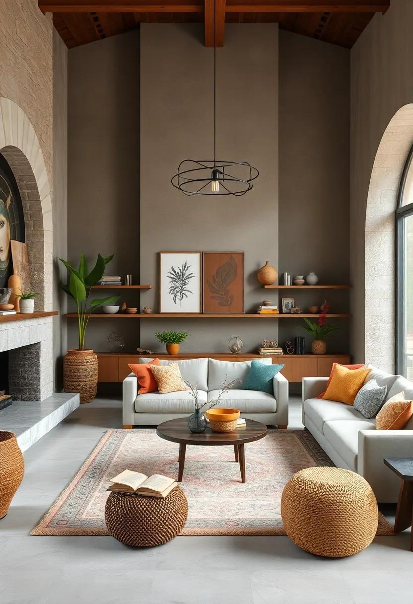 Experiment with​ wall textures: Use​ wallpaper or natural materials⁢ like ⁤wood paneling to add dimension to your walls and ⁤set a ​unique‍ backdrop for your decor