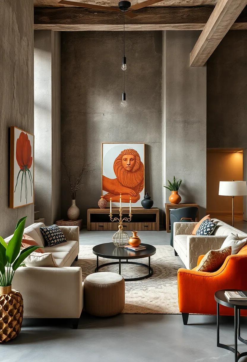 Incorporating Sculptural Art to Complement Functional Furniture for Unique Spatial Flow