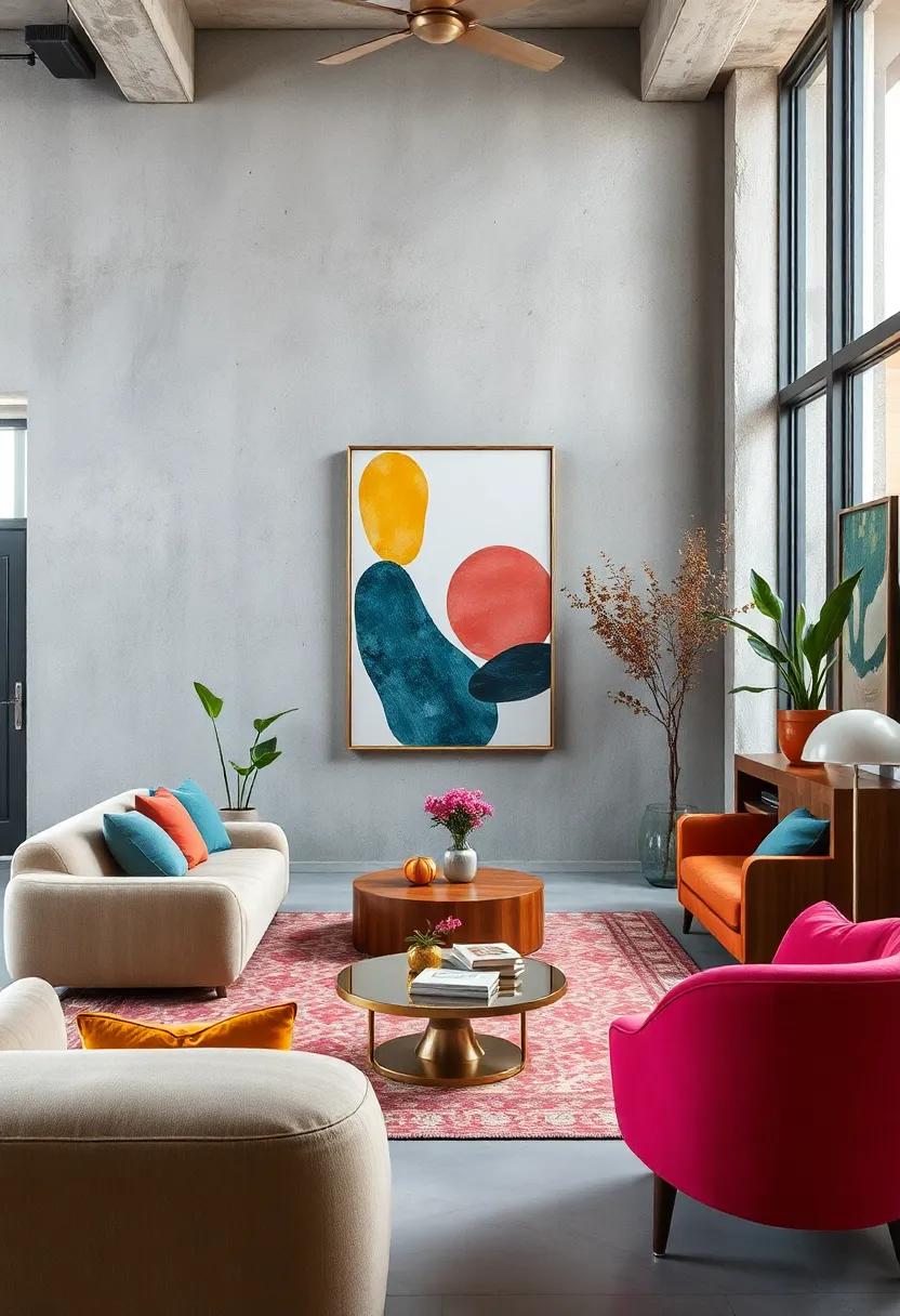 The Play of Color and Texture in Curating Vibrant Eclectic Living Spaces