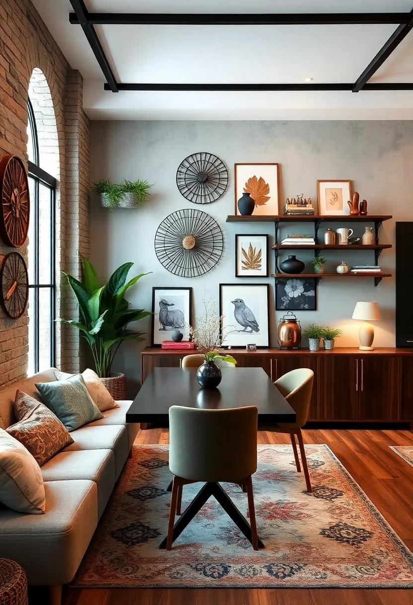 Industrial ⁣Pipe Shelving: Embrace an industrial style with exposed ‌pipe shelving, offering a unique place​ for art, books, or your favorite dining accessories