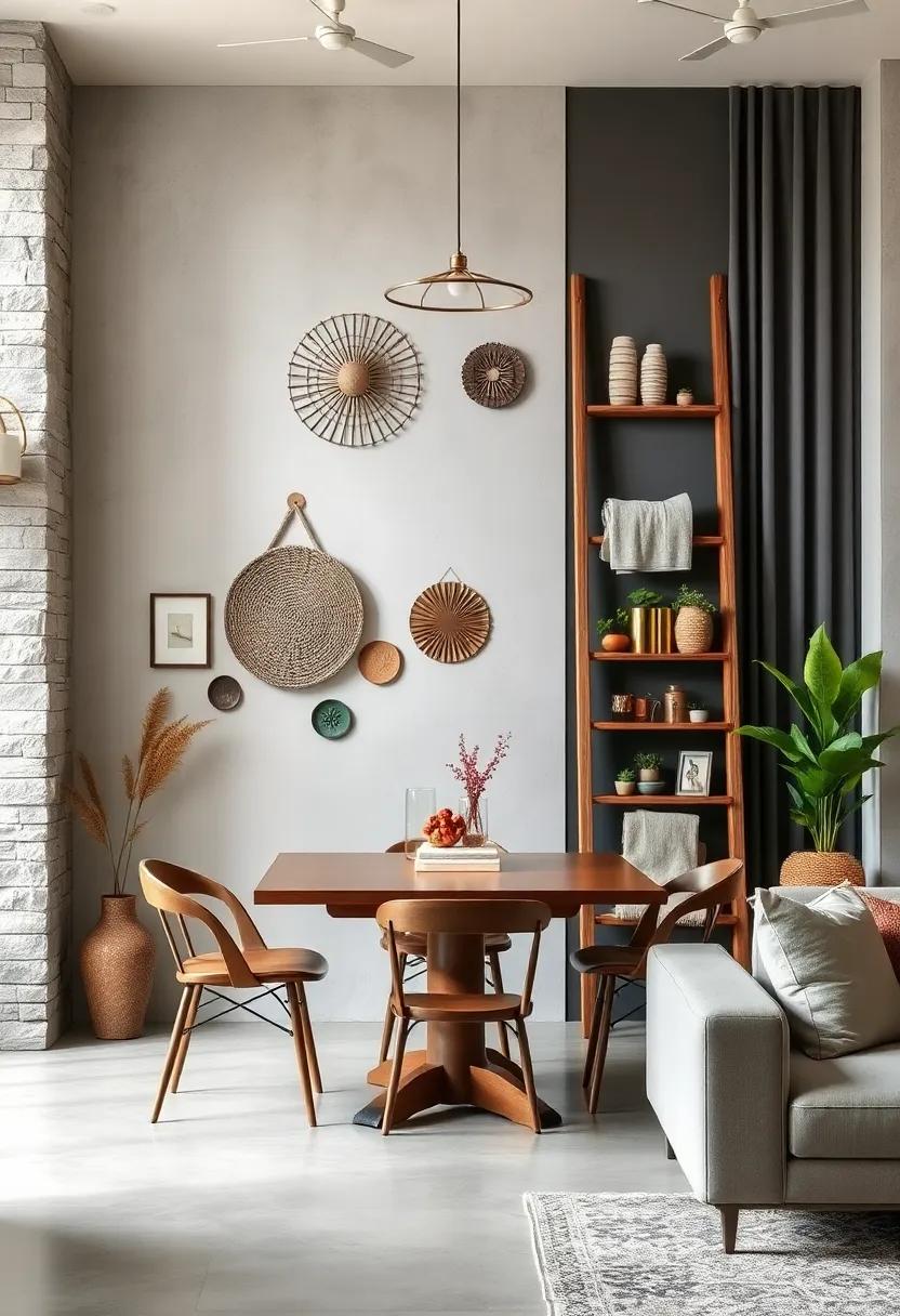 Rustic Ladder Display: Lean a‌ rustic ladder against the⁤ wall ⁣to display towels,‍ plants,​ or decorative⁤ items, adding a touch ⁣of charm and functionality