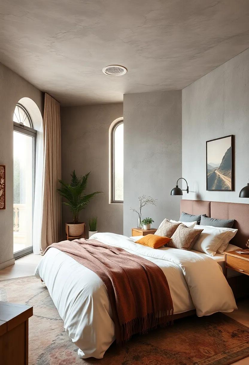 Innovative Use of Geometric Patterns in Throw Pillows and Curtains Reflecting Both Retro Charm and Modern Elegance