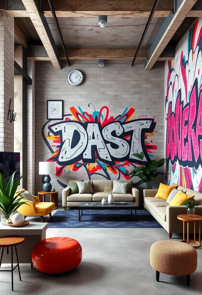 Energy of Urban Dance Culture Captured in Graffiti Murals Across Factory Facades