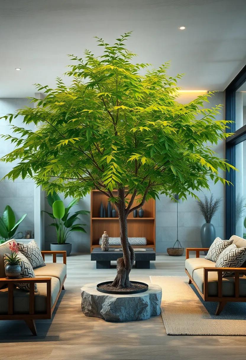 The Subtle Elegance of Japanese Maple Bark Textures Under Soft, Diffused Garden Lighting