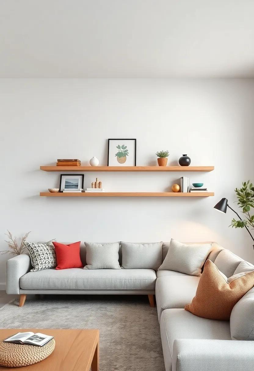 Modern Scandinavian⁢ Style: Keep it simple with light-wood floating shelves that complement Scandinavian decor, focusing on functionality and lightness