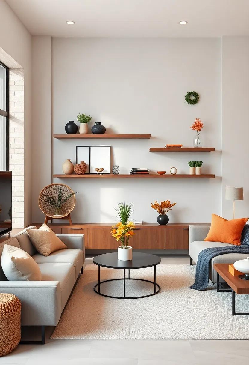Seasonal ‌Decor Rotation:⁣ set ‍up floating shelves to easily ​swap out seasonal decor items, ensuring a fresh and festive ​atmosphere throughout the year