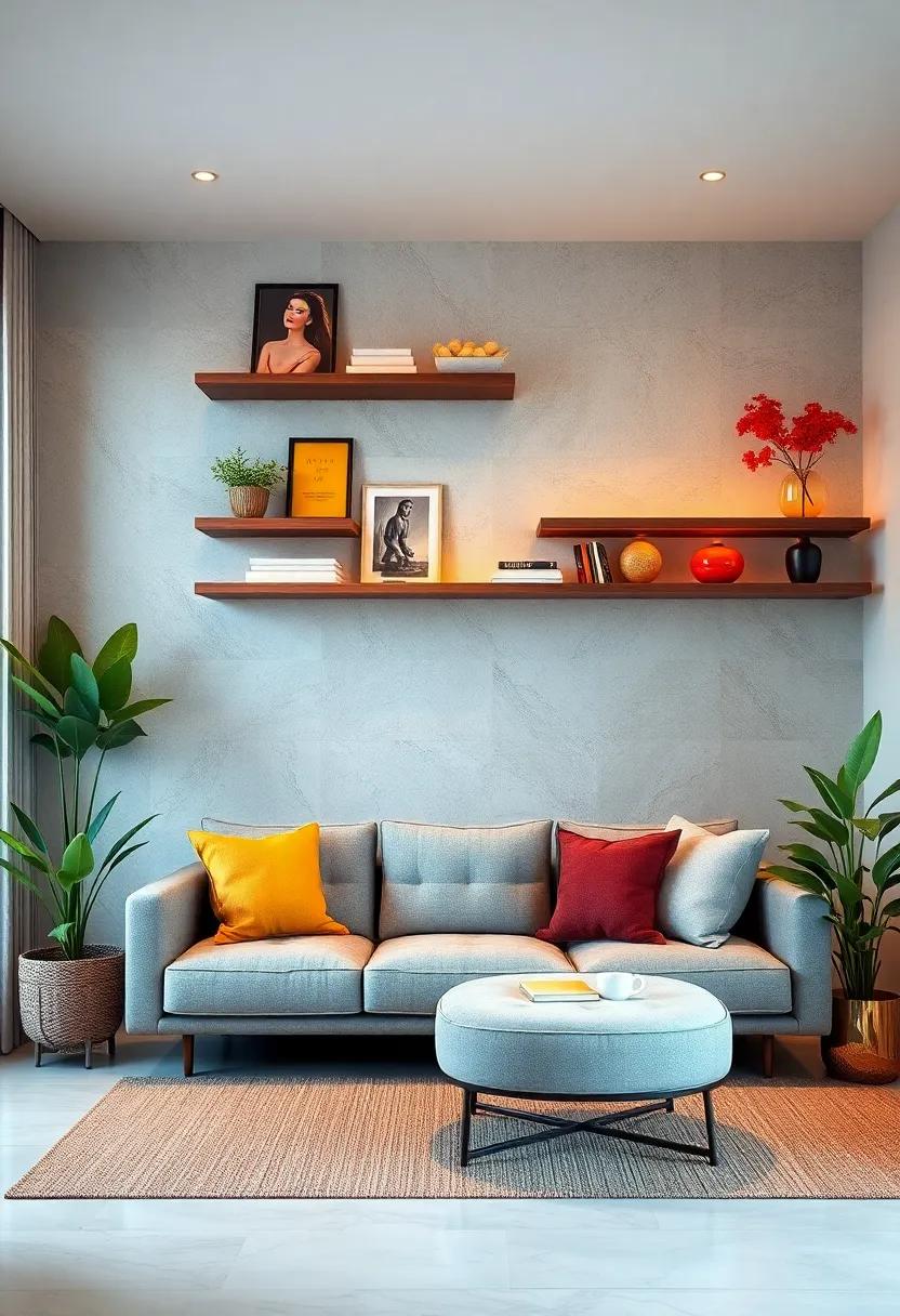 Artsy Creativity Corner: Turn‍ a creative corner into‍ a vibrant space with floating shelves for art supplies, making it accessible and⁤ inspiring for your projects