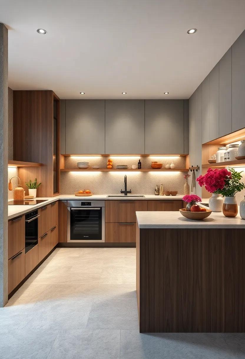 Minimalist Kitchen Pantries Featuring Concealed Refrigerated Storage Creating A Uniform Appearance