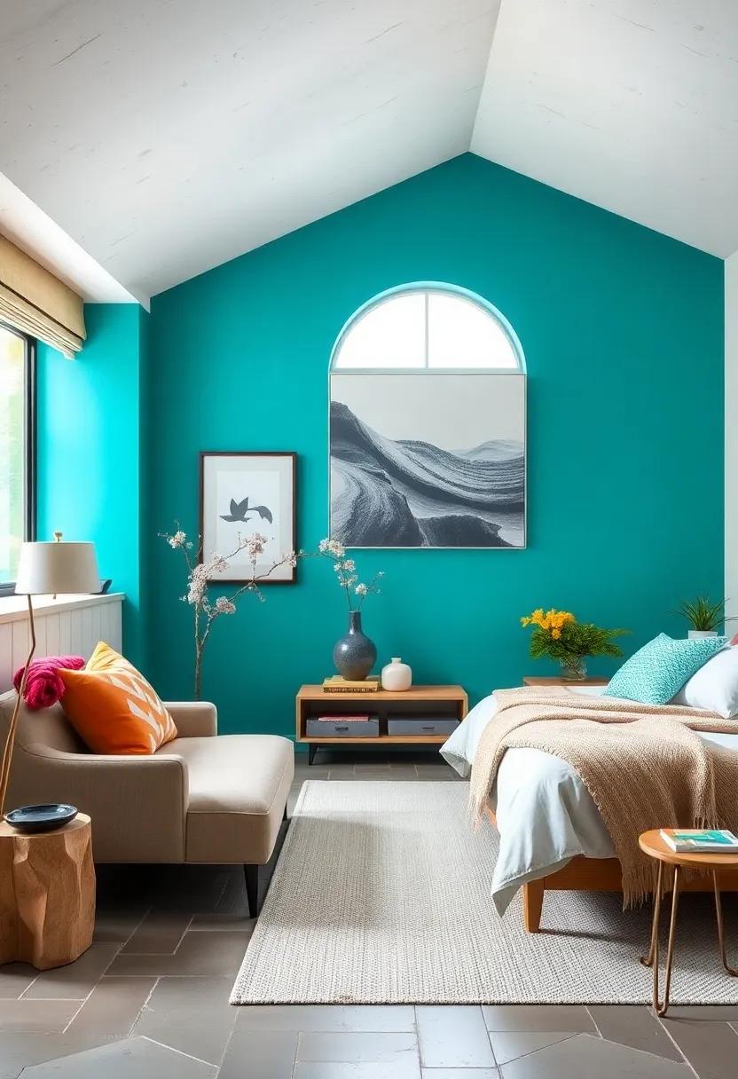 Bright Aqua: An invigorating ‌pop of color, this ​cheerful shade can energize ​a⁤ space while keeping it cool and fresh