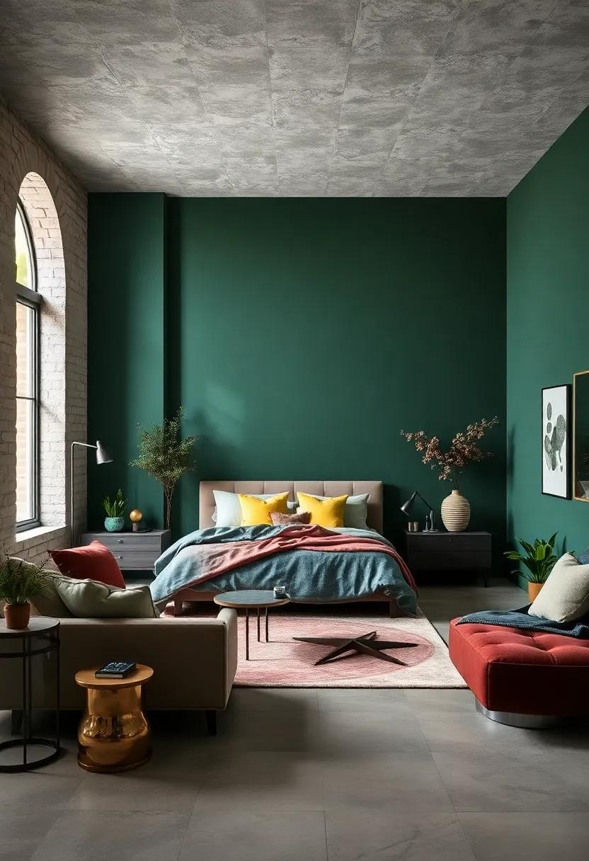 Deep Forest Green: ​This⁢ rich hue brings the richness ⁢of nature indoors, creating ​an⁣ immersive and calming environment