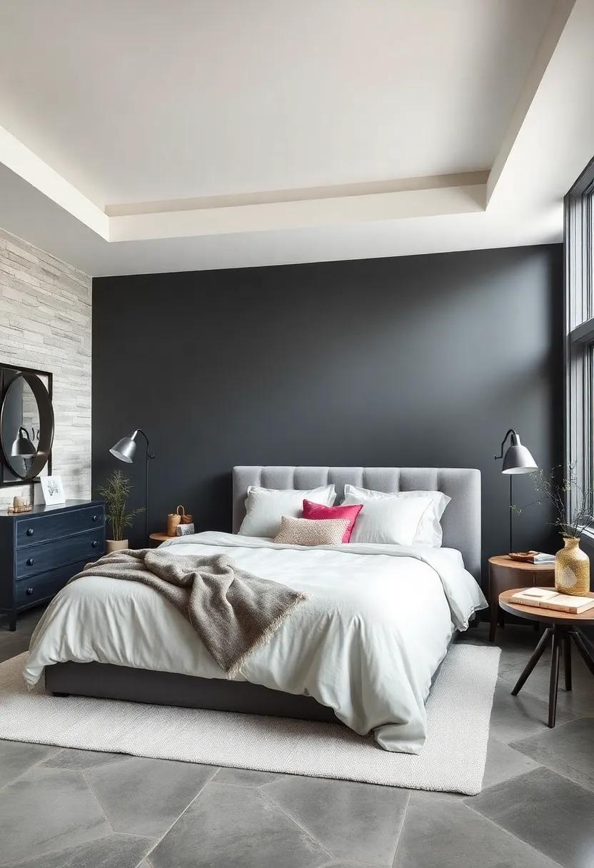 Monochrome Charcoal: Layering different shades of gray creates‍ a modern​ and⁢ sleek look,perfect for a minimalistic aesthetic