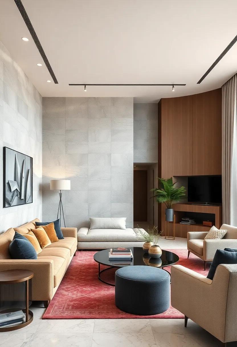 Intricate Textures That Define the Comfort and Opulence of Luxurious Modern Rooms