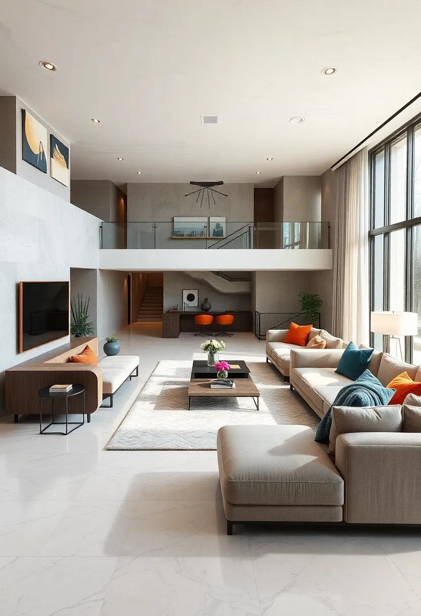 Open-Plan Living Areas Where Fluidity Meets Structured Luxury Design