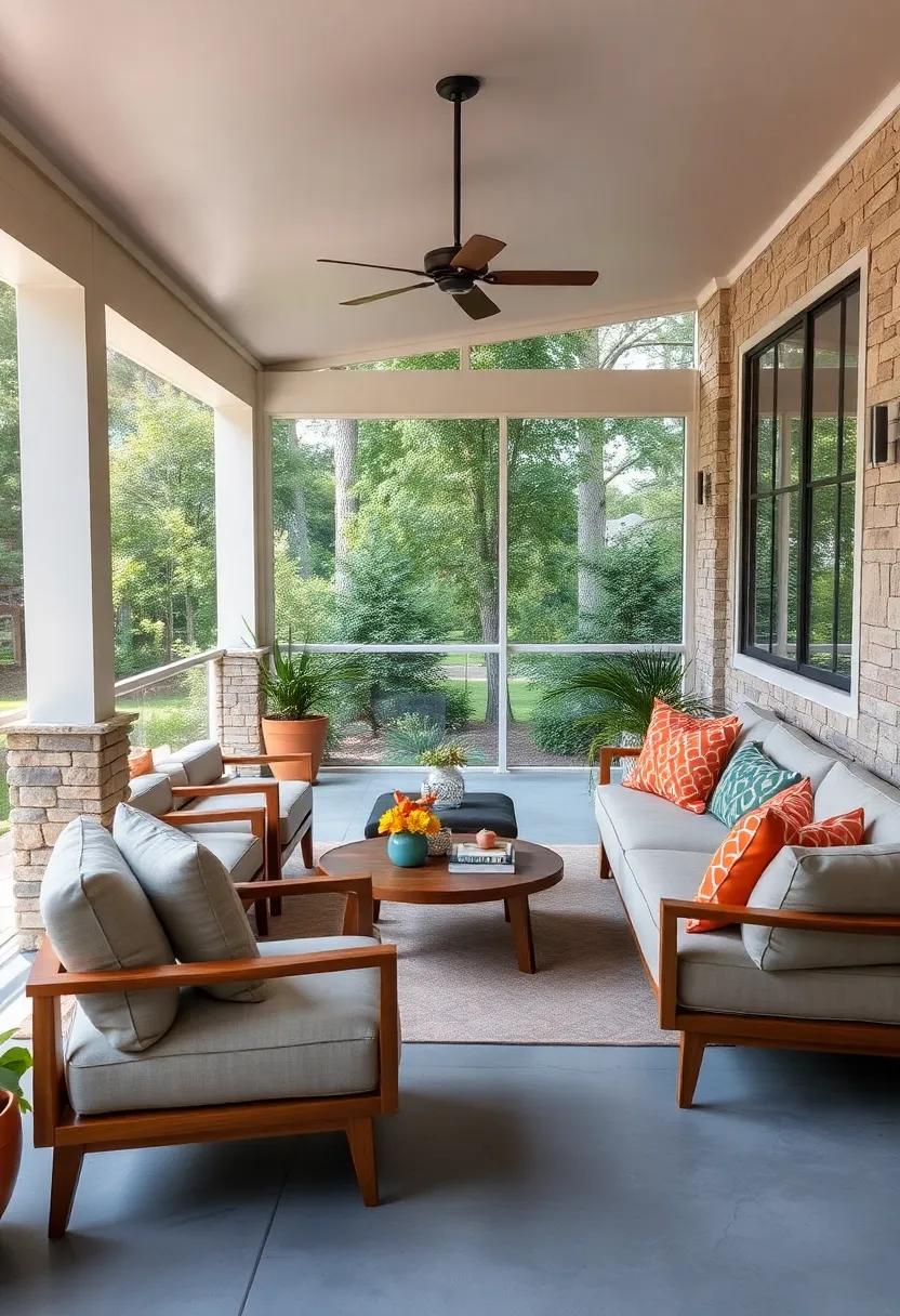 Mid-Century Modern Sectionals Featuring Clean Geometry, Tapered Legs, and Muted Upholstery