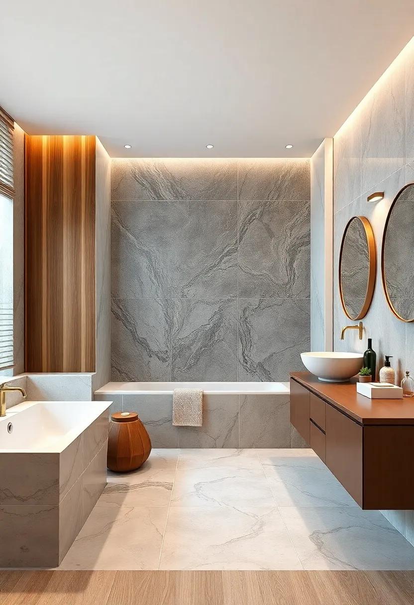 Luxurious Marble Effect Wall Decals Creating a High-End Look Without Overwhelming Small Spaces
