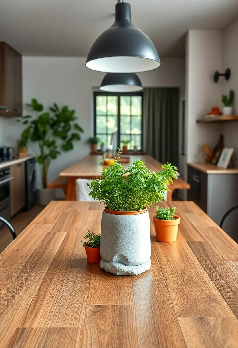 Fresh Herb Planters: bring the outdoors in⁤ by incorporating small⁣ pots filled with vibrant herbs⁤ like basil, rosemary,​ and thyme to add both charm and functionality to ‍your table