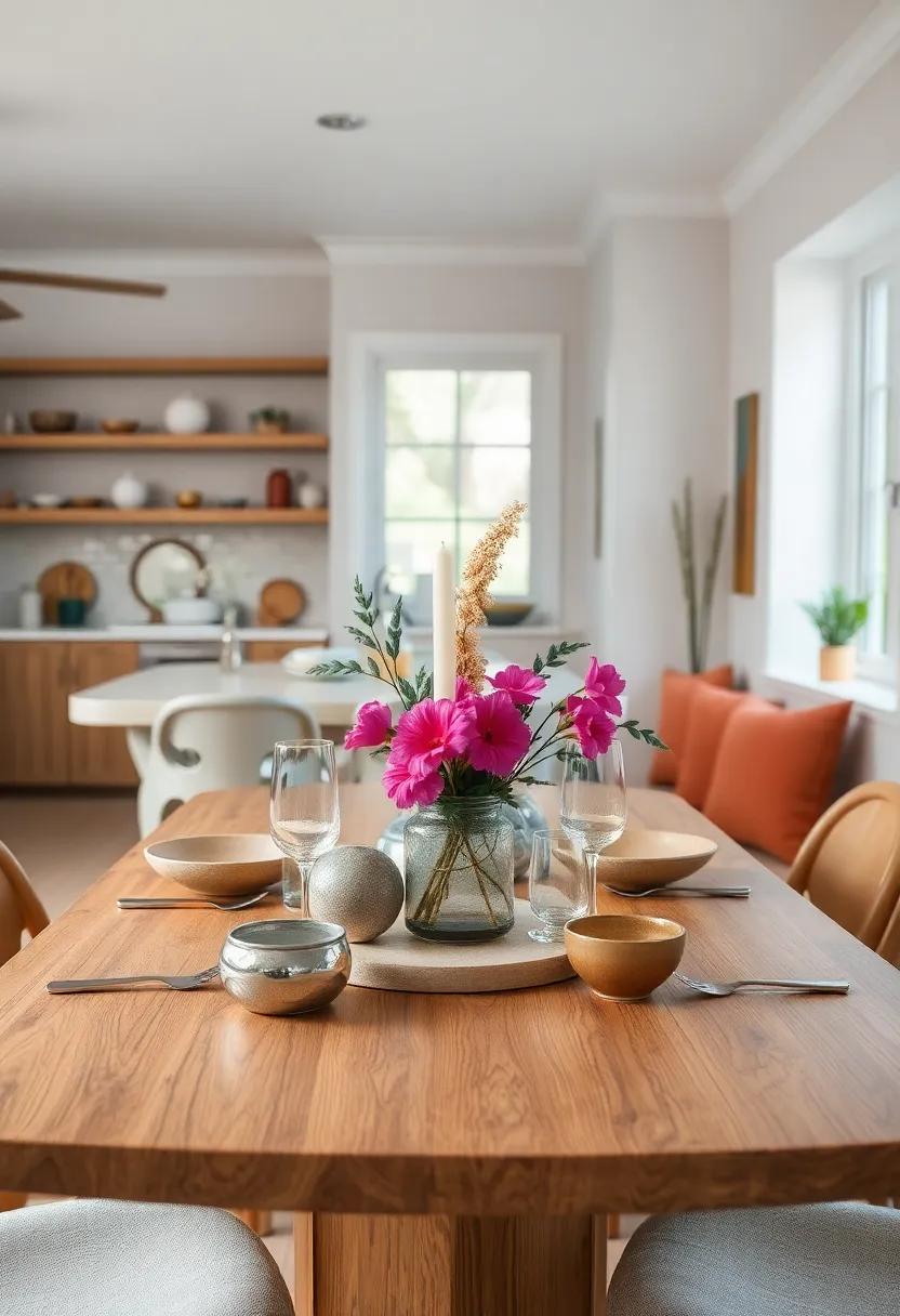 layer with Different Heights: Utilize​ various heights ‍with⁤ items like candlesticks, bowls, and ‍small sculptures to create visual interest and ⁢depth on your table