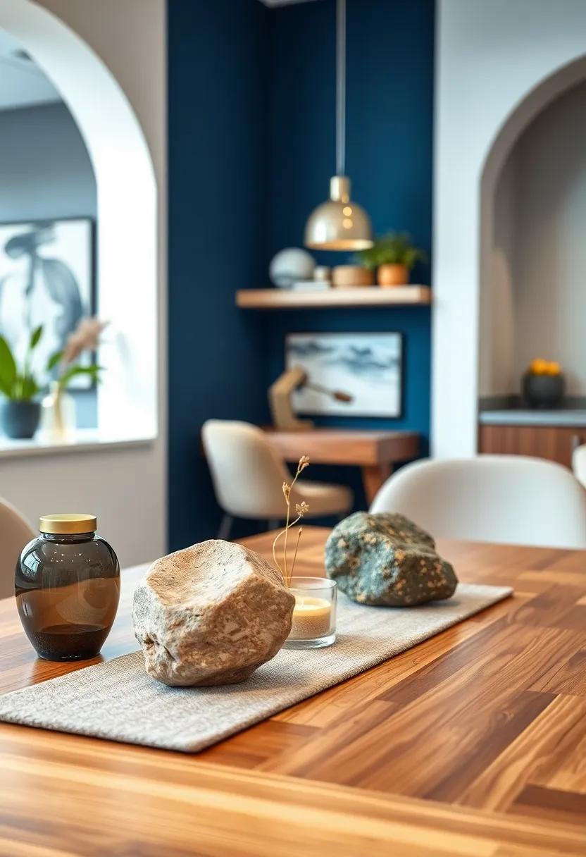 Minimalist Stone ⁣Holders: ‍Incorporate sleek stone paperweights or ⁣holders to anchor⁤ your⁢ table, combining functionality with ⁢minimalist design