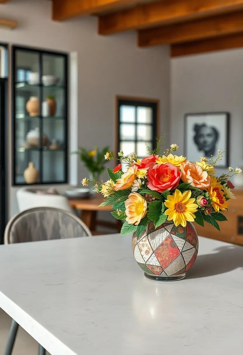 Quilt Flower ‌Arrangements: Combine fabric scraps and flowers in a creative arrangement that not only ⁤serves as a centerpiece but also⁢ tells a story of warmth and creativity