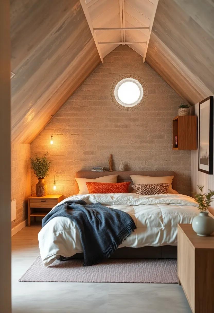 Elegant Industrial Elements Contrasted With Warm Textiles and Cozy Lighting in Small Spaces