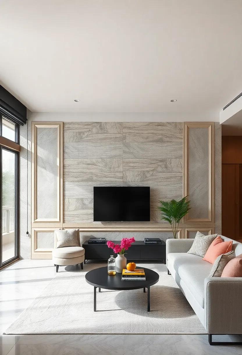 Layered Three-Dimensional Wall Panels Casting Dynamic Shadows and Depth