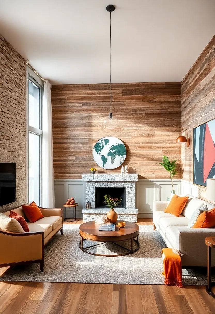 Rustic Barnwood Wall Paneling Evoking Warmth and Natural Charm in Cozy Interiors