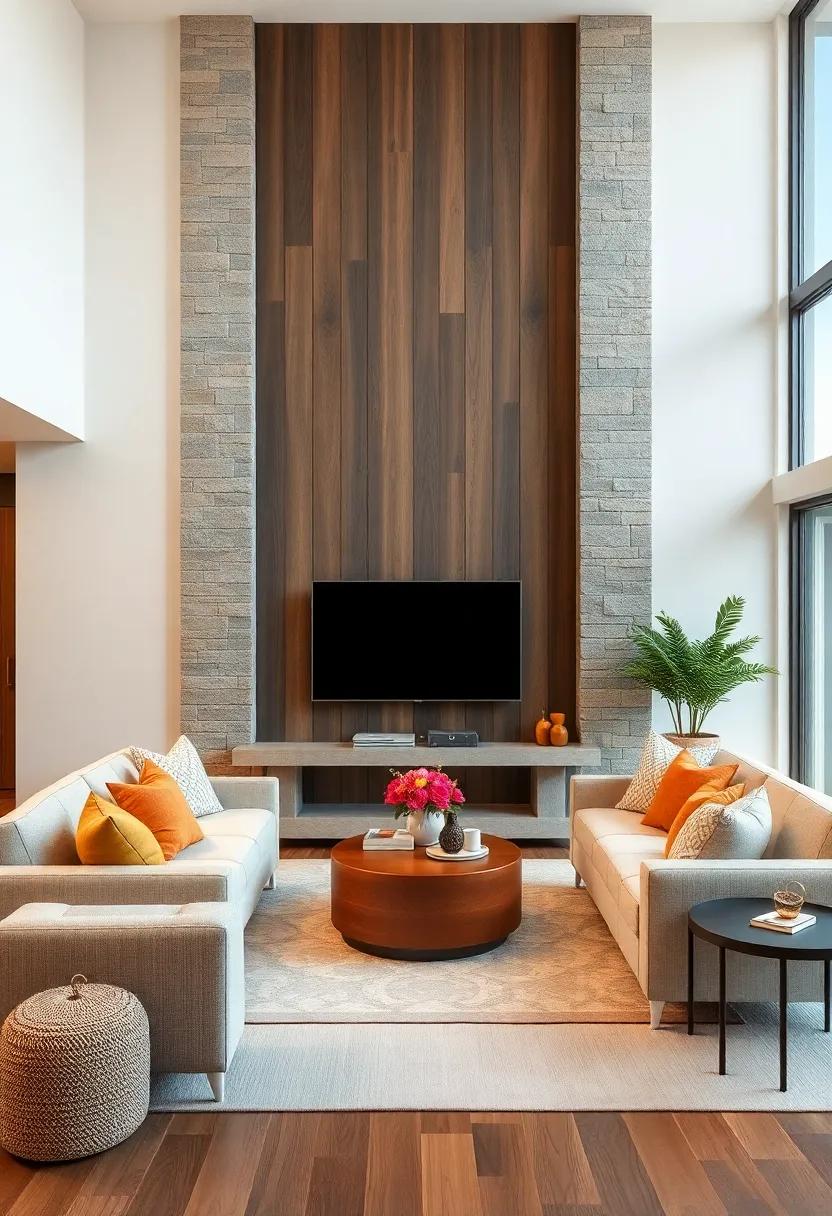 Rustic Stone-Look Wall Panels Blending Natural Ruggedness with Refined Interiors