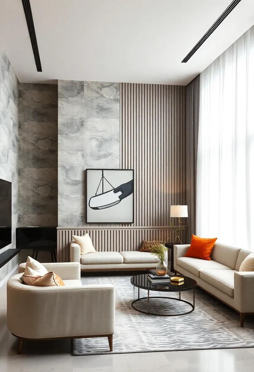 Vertical Slat Wall Paneling Enhancing Height Perception with Slim, Clean Lines