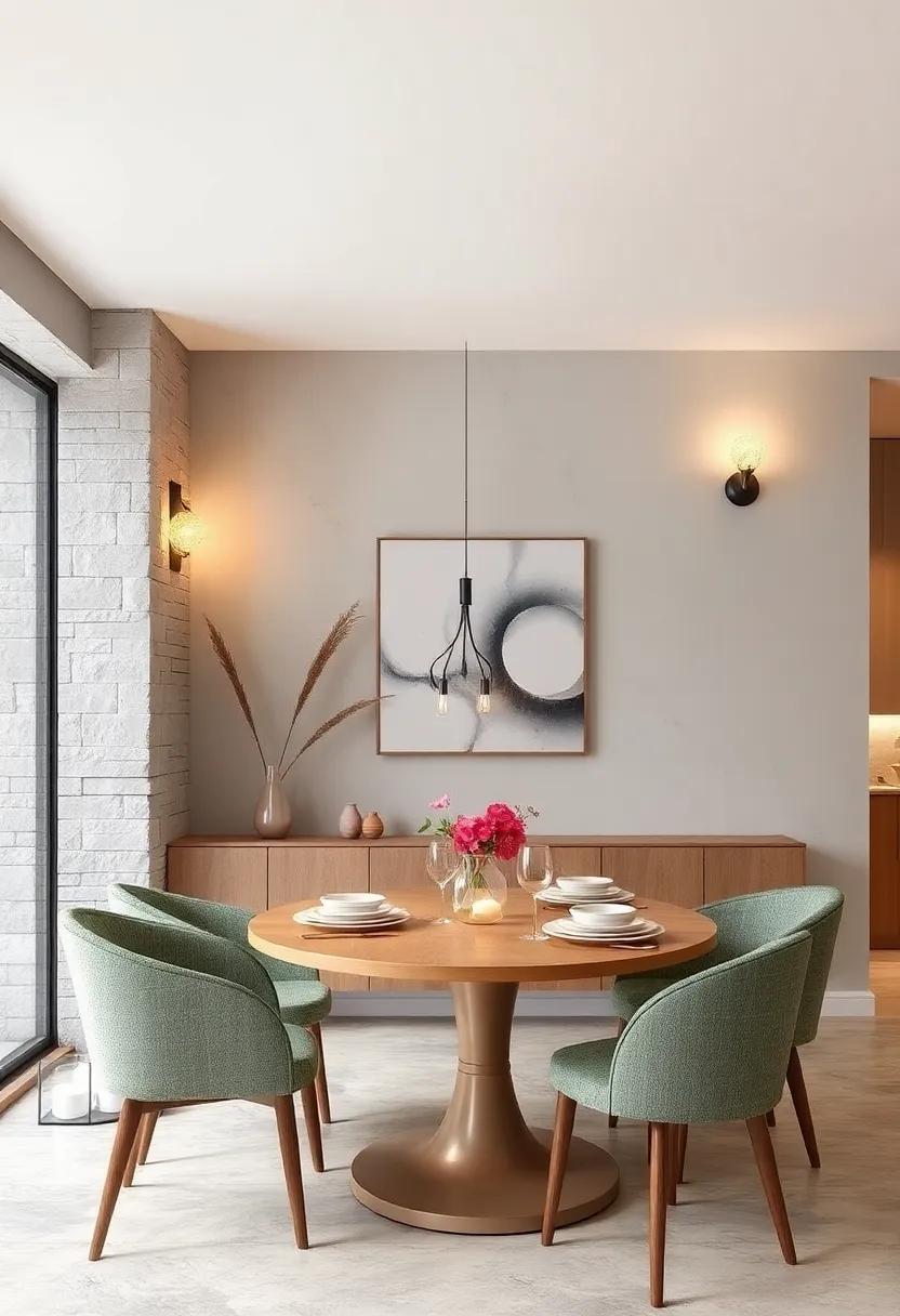 Delicate Floral Motif Wall Sconces Offering Romantic Illumination for Special Meals