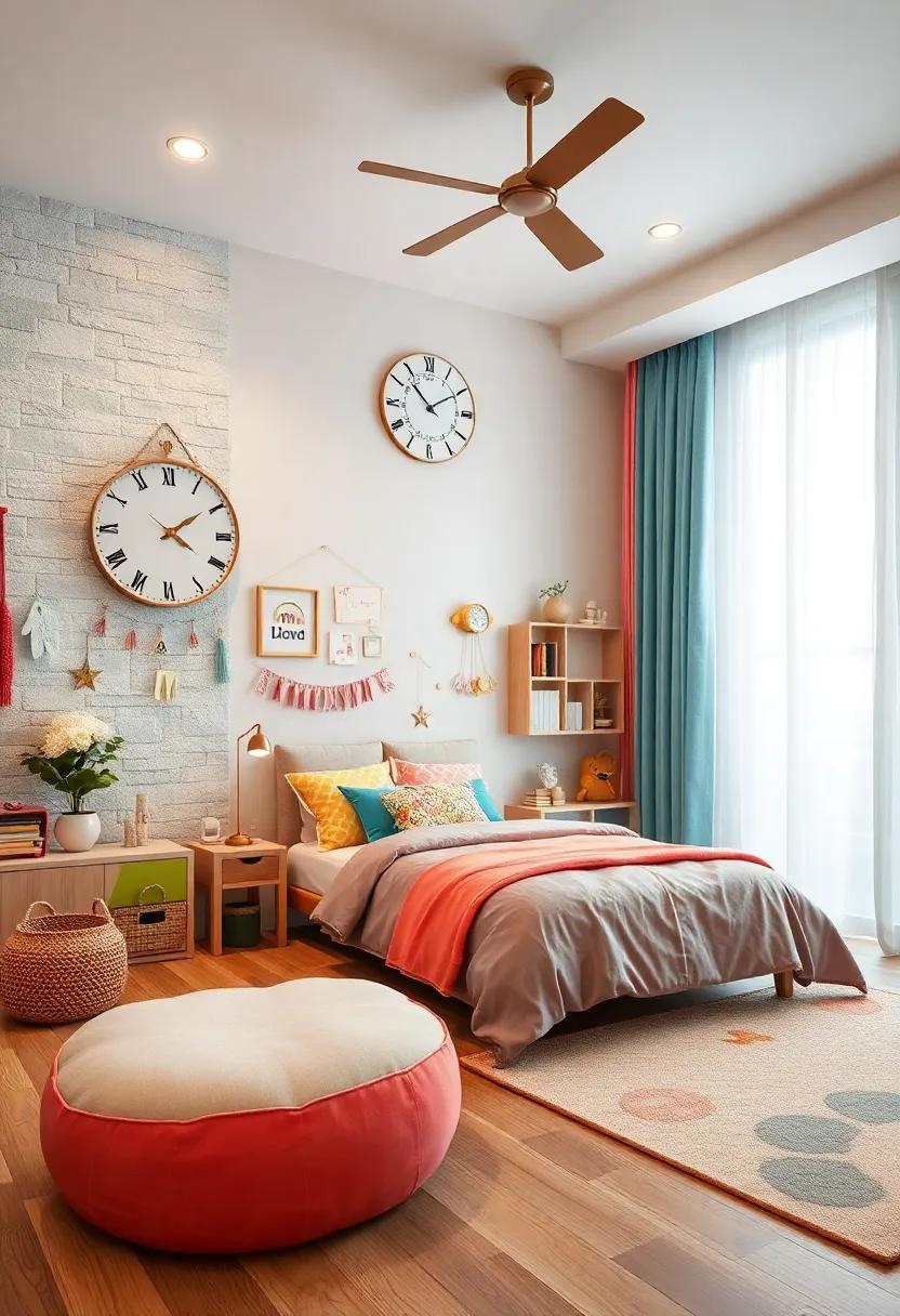 Whimsical Clock Designs with Moving Parts and Playful Faces Making Time Fun