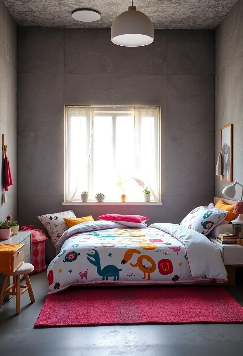 Playful Themed Bedding Sets with Animal Prints and Vibrant Patterns Creating Cozy Corners