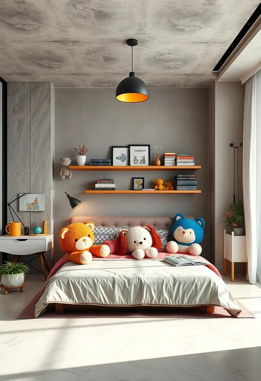 Oversized Plush Friends Nestled in Reading Areas Creating Cozy Companions