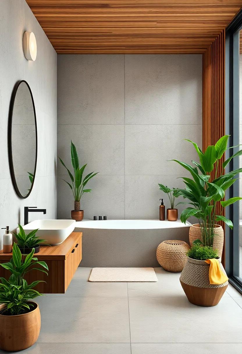 Incorporate Live Plants: Use‌ wooden planters to house greenery that purifies the air and adds life to the space