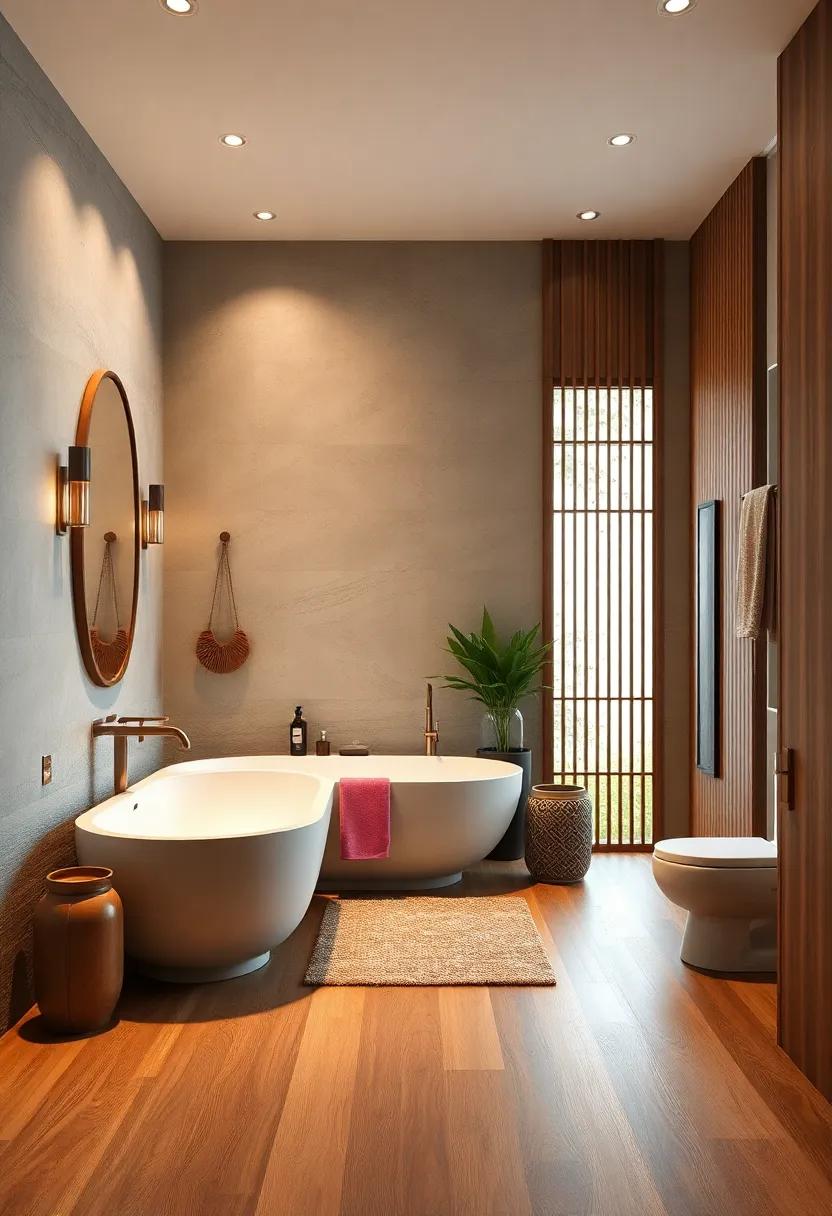 Natural Wood Flooring: Choose hardwood or bamboo flooring for a warm‍ and grounded feeling underfoot