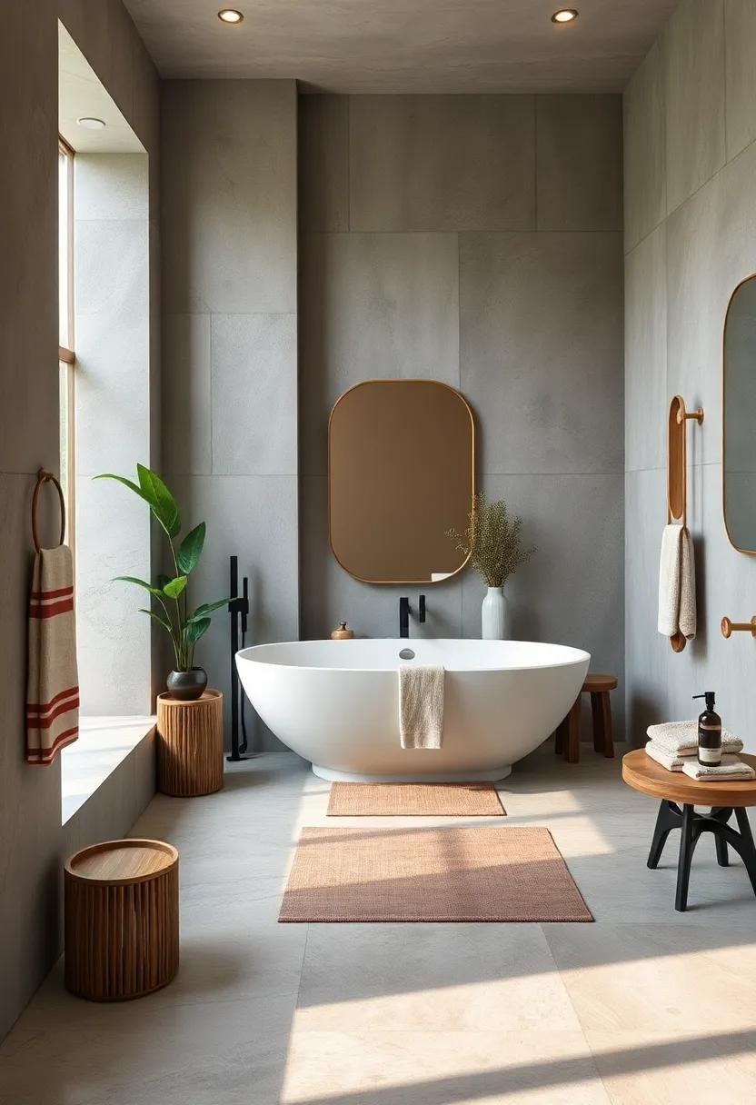 Use Bamboo: integrate bamboo elements such as towel racks and mats⁤ for a sleek,natural look