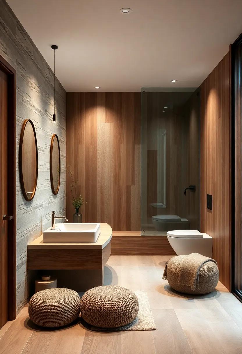 Warm Wood Tones: Choose wood finishes in warm tones⁣ like teak or walnut to evoke a sense of comfort and relaxation